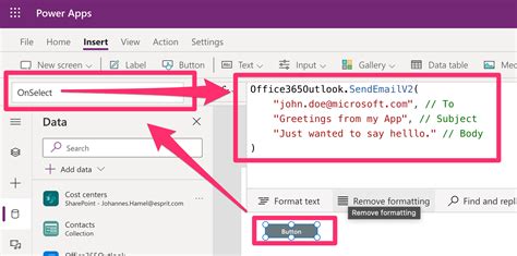 Click Button to Send Email Button Trigger in Power .